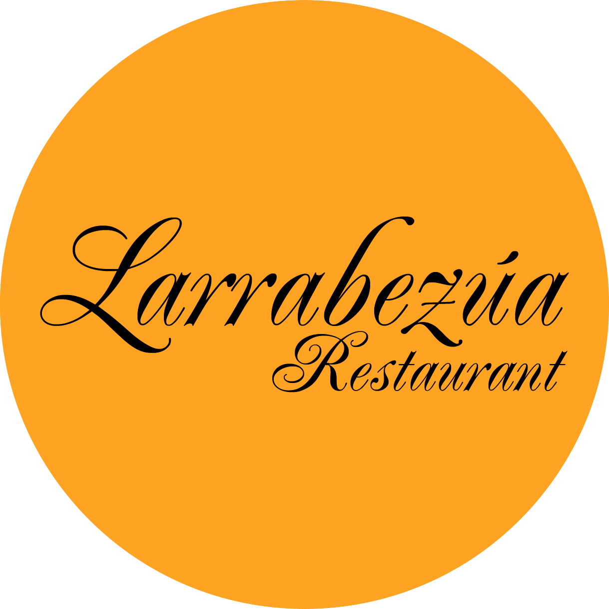 Logotipo original de Larrabezúa Restaurant